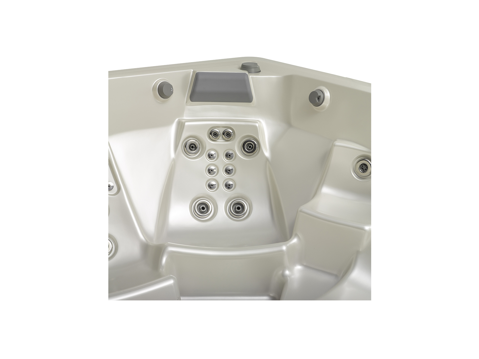 Premium-Whirlpool von USSPA mit mehreren Hydrotherapie-Düsen und elegantem Design – angeboten von ActiveSpa GmbH für private Entspannung und Wohlbefinden.